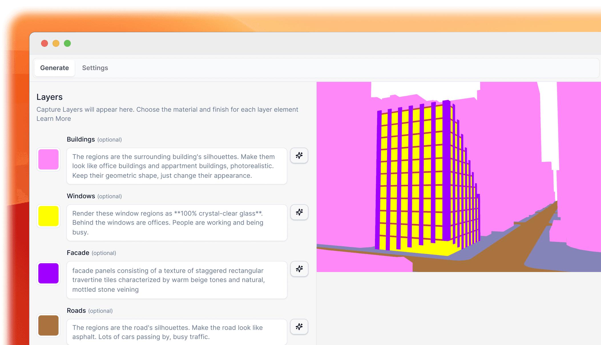 Capture your scene in one click